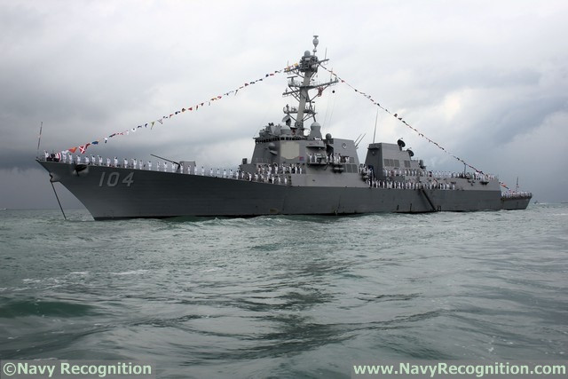 Khu trục hạm Aegis USS Sterett của Hải quân Mỹ. Nguồn ảnh: Navy Recognition