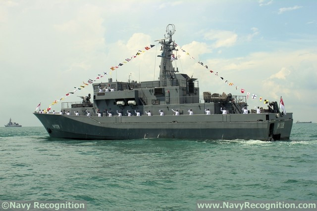 Tàu rà phá thủy lôi hầm hố của Hải quân Singapore - RSS Punggol. Nguồn ảnh: Navy Recognition