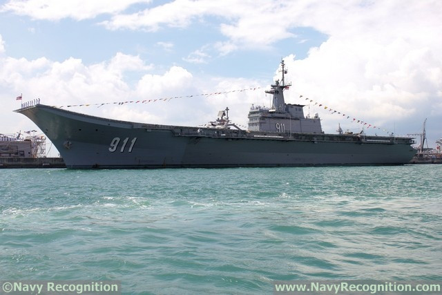 Tàu sân bay duy nhất ở Đông Nam Á – HTMS Chakri Naruebet. Nguồn ảnh: Navy Recognition