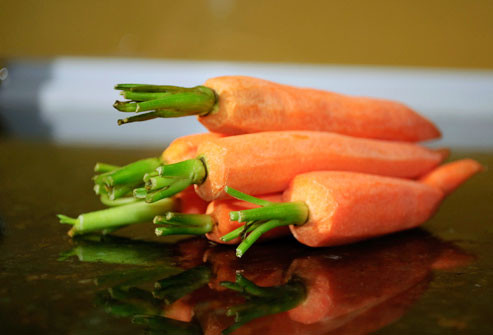 Vitamin A Vitamin giúp bạn có một đôi mắt sáng, một hệ miễn dich tốt và giúp kích thích mô, cơ phát triển. Có 2 loại Vitamin A: retinol và carotenoids. Để loại Vitamin này xuất hiện trong khẩu phần ăn, bạn có thể lưu ý đến cam, khoai lang, cà rốt, rau chân vịt, bông cải xanh…