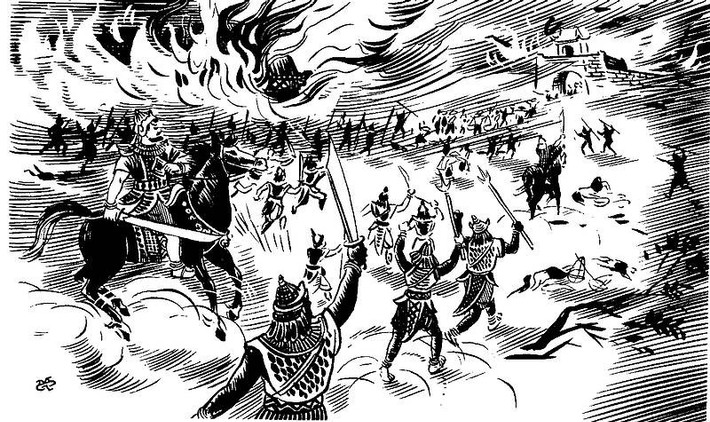 Tháng 4 năm 791, Phùng Hưng cùng các tướng lĩnh đem quân vây đánh thành Tống Bình (Hà Nội). Quân của Phùng Hưng chia làm 5 đạo ồ ạt tiến công vây thành.
