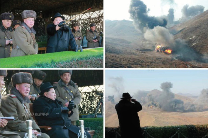 Theo hãng thông tấn trung ương Triều Tiên (KCNA), Quân đội Triều Tiên tiến hành cuộc tập trận bắn đạn thật vào hôm 21/2, dưới sự chỉ đạo từ nhà lãnh đạo Kim Jong-un.