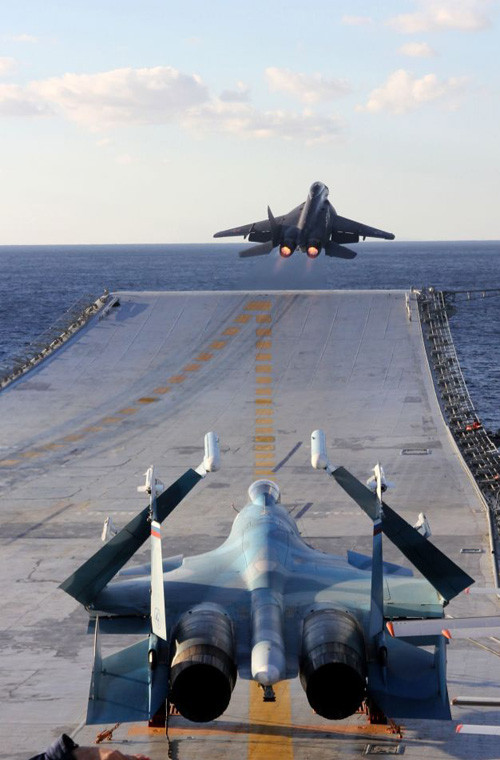 Tiêm kích hạm MiG-29K xuất kích. Nguồn ảnh: Sputnik