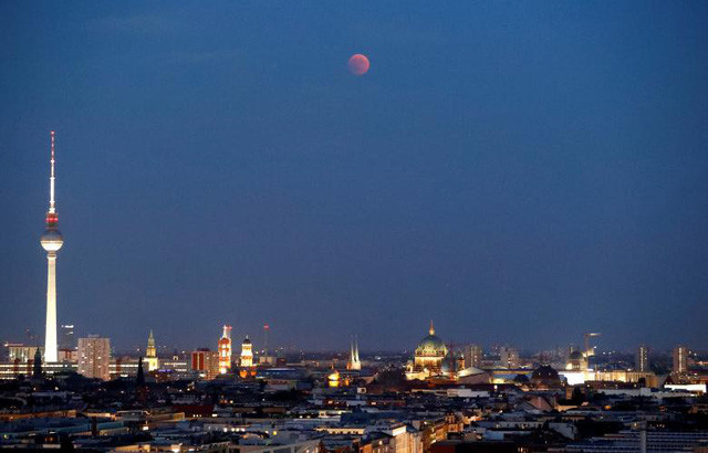 Hình ảnh nhìn từ thủ đô Berlin, Đức.