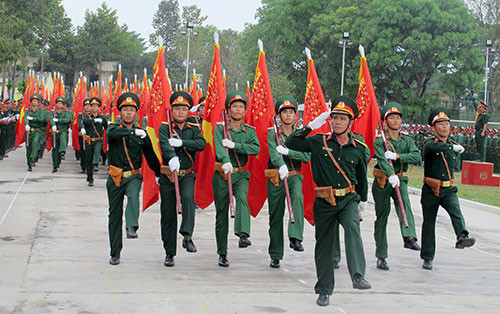 Khối Năm cánh quân. Ảnh: QĐND