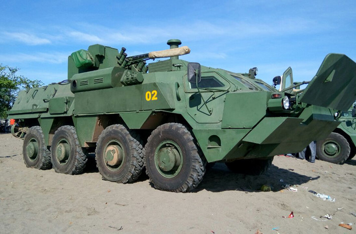 Bất chấp một số thông tin trước đó “kêu ca” vấn đề bơi biển kém của BTR-4M, dòng xe thiết giáp chở quân của Ukraine đã hoàn thành hầu hết các bài kiểm tra gồm cả bài bơi trên biển một cách thành công. Nguồn ảnh: Ukroboronprom