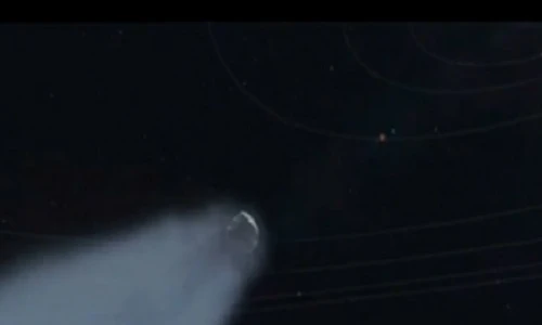 Clip sao chổi đi gần sao hỏa: 1 triệu năm mới có 1 lần