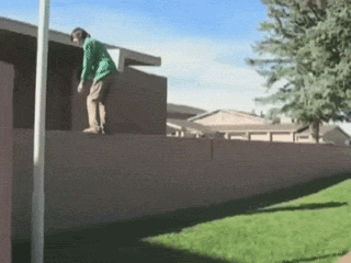 Cú lộn nhào... không thành.