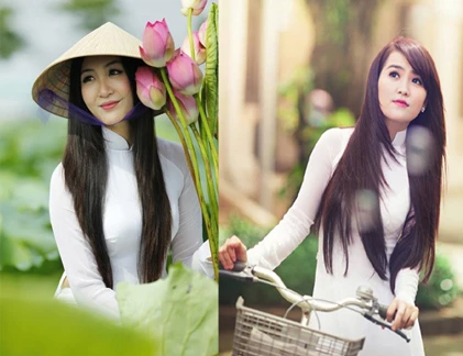 Thiếu nữ Việt “nuột nà” trong tà áo dài (P7)