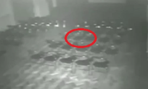 Hoảng hồn xem ghế tự di chuyển trong bóng đêm