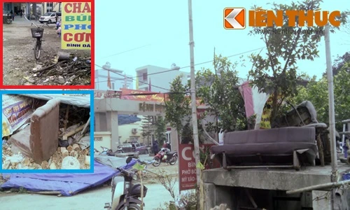 Nhức mắt cảnh rác thải "vây" cổng Bệnh viện Nông nghiệp