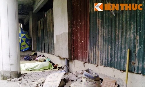 Cảnh nhếch nhác tại Dự án trăm tỷ BV Phụ sản TW