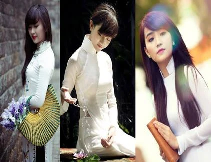 Thiếu nữ Việt “nuột nà” trong tà áo dài (9)