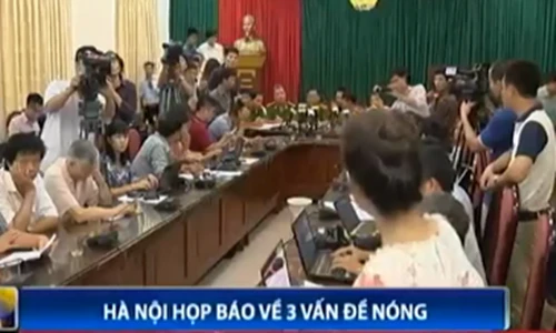 Clip họp báo về vụ án “nóng” chùa Bồ Đề, Cát Tường