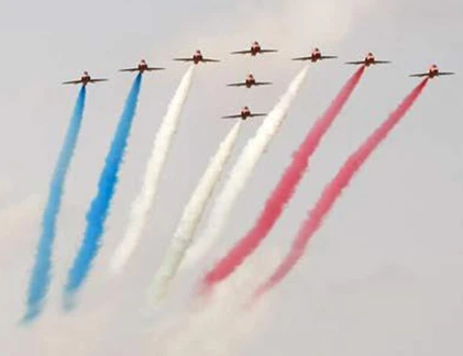 “Mê tít” với những sắc màu tuyệt đẹp trên không