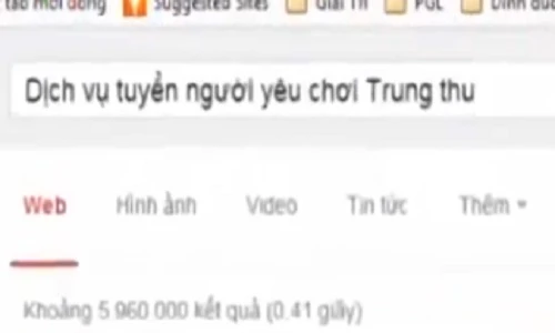 Rộ dịch vụ thuê người yêu đi chơi Trung thu