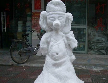 Thích thú chùm ảnh “siêu phẩm” từ tuyết