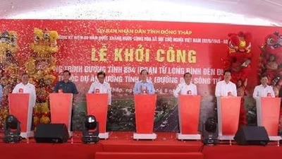  Đồng Tháp khởi công đường nối biển Gò Công