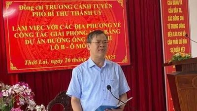 Dự án đường dẫn khí Lô B - Ô Môn: Cần Thơ tháo gỡ vướng mắc bàn giao mặt bằng