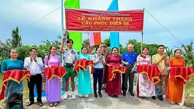 Cà Mau khánh thành cầu Phúc Điền 58 tại U Minh
