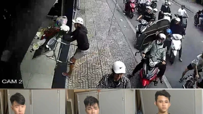 Công an TPHCM bắt 3 thanh niên chuyên giật đồ cúng