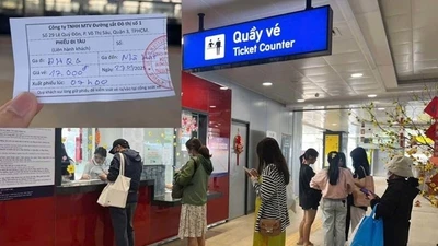 TP HCM: Metro Bến Thành - Suối Tiên dừng bán vé giấy tại 4 ga 