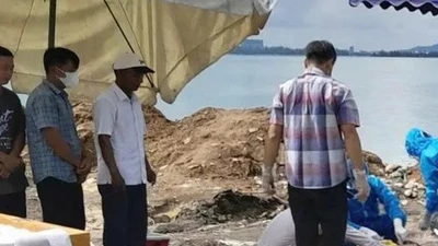 Đà Nẵng: Xe ben rơi xuống biển ở Cảng Tiên Sa, tài xế không qua khỏi