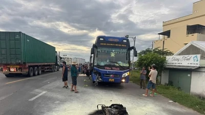 Gia Lai: Va chạm với xe khách, 2 người tử vong tại chỗ 