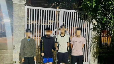 Đà Nẵng xử lý nhóm thanh thiếu niên mang hung khí quay clip tung mạng xã hội