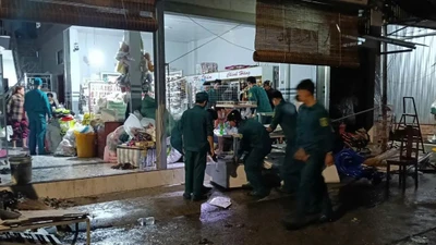 An Giang: Hỏa hoạn trong đêm thiêu rụi nhiều căn nhà tại chợ xã U Minh Thượng