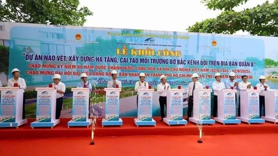 TPHCM: Khởi công dự án 7.300 tỷ đồng cải tạo môi trường bờ bắc Kênh Đôi