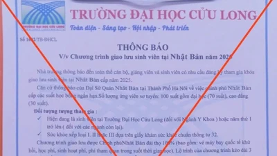 Vĩnh Long: Giả thông báo “học bổng toàn phần” tại Nhật để lừa sinh viên