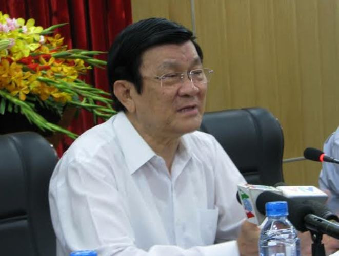 "Mấy ngày nay tiếp xúc cử tri tại TP HCM, tôi nghe bà con nhắc nhiều cũng như lo ngại về tình hình xảy ra tại Bình Dương và TP HCM. Hôm nay, tôi đã cắt ngang chương trình làm việc để đến thăm tỉnh Bình Dương và nghe các đồng chí báo cáo các giải pháp đảm bảo ANTT, ổn định tình hình và khôi phục sản xuất", Chủ tịch nước Trương Tấn Sang mở đầu buổi làm việc.