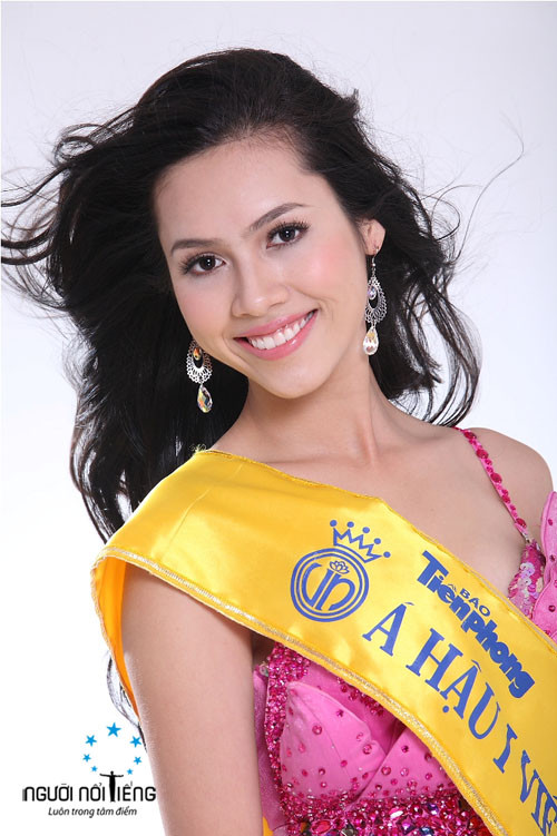 Vũ Thị Hoàng My, Á Hậu 1 Hoa hậu Việt Nam 2010 có khá hơn với thành tích… Top 40 Hoa Hậu Biển tại Miss World 2012. Ảnh: Lao Động