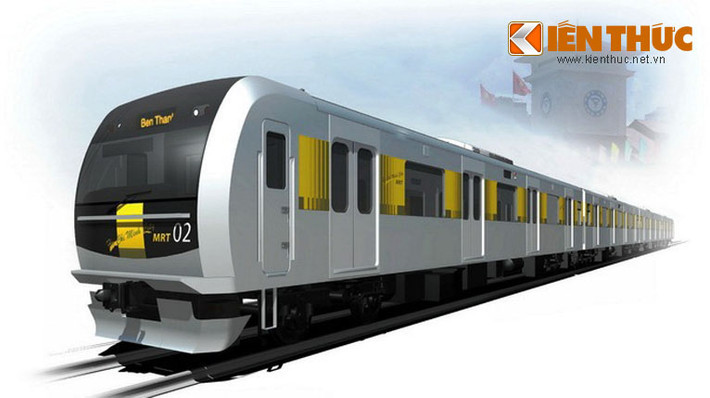 Mô hình Metro tuyến Bến Thành Suối Tiên. Tuyến metro số 1 (Bến Thành- Suối Tiên) dài 19,7km (17,1km trên cao và 2,6km đi ngầm với 14 ga), tổng số vốn đầu tư 2,49 tỷ USD và đã chính thức khởi công gói thầu số 2 (dài 17,1km từ nhà ga Ba Son đến Suối Tiên) từ tháng 8/2012. Gói thầu số 3 (thiết kế XD lắp dặt đầu máy toa xe) triển khai từ 8/2013. Gói thầu số 1B (xây dựng đoạn ngầm từ Nhà hát TP đến nhà ga Ba Son) vừa được thi công sáng nay. Toàn bộ dự án dự kiến hoàn thành, đưa vào sử dụng từ năm 2018.