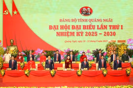 Phó thủ tướng thường trực Nguyễn Hòa Bình dự khai mạc Đại hội đại biểu Đảng bộ tỉnh Quảng Ngãi 