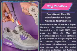 Đôi giày Nike kỳ dị tích hợp luôn máy Nintendo, đi mỏi thì dừng lại chơi game