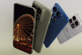 Motorola Edge 70 Pro trình làng với mặt lưng vải dệt và vân đá độc bản