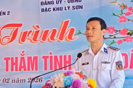 Tết hải đảo thắm tình quân dân tại Đặc khu Lý Sơn