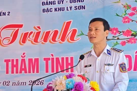 Tết hải đảo thắm tình quân dân tại Đặc khu Lý Sơn