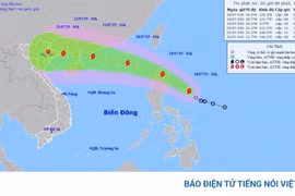 Bão Wipha sẽ di chuyển nhanh,đạt cấp 10 khi vào Biển Đông