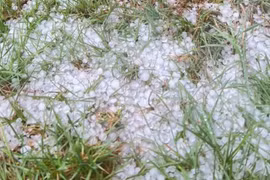 Mưa đá dồn dập ở Tu Mơ Rông, gây thiệt hại lớn