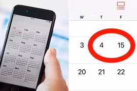 Giật mình lý do lịch trên điện thoại "bốc hơi"10 ngày