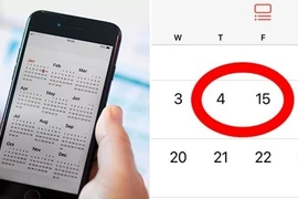 Giật mình lý do lịch trên điện thoại "bốc hơi"10 ngày