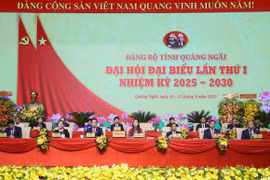 Quảng Ngãi khai trương Trung tâm báo chí phục vụ Đại hội Đảng bộ tỉnh 