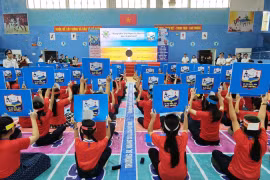 Học sinh Quảng Ngãi hưởng ứng cuộc thi 'Em yêu biển, đảo quê hương'