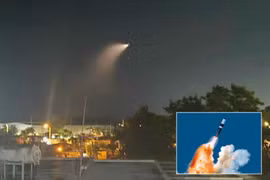 Hải quân Mỹ thử nghiệm tên lửa ICMB Trident không mang đầu đạn hạt nhân