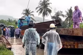 Quảng Ngãi khẩn trương làm cầu tạm, phá thế cô lập hàng trăm hộ dân