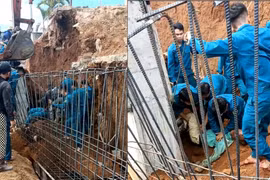 Thi công tường chắn sạt lở ở Quảng Ngãi, một công nhân bị đất đè tử vong