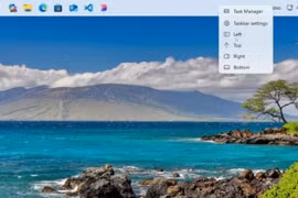 Microsoft đưa tính năng tùy biến Taskbar lên Windows 11